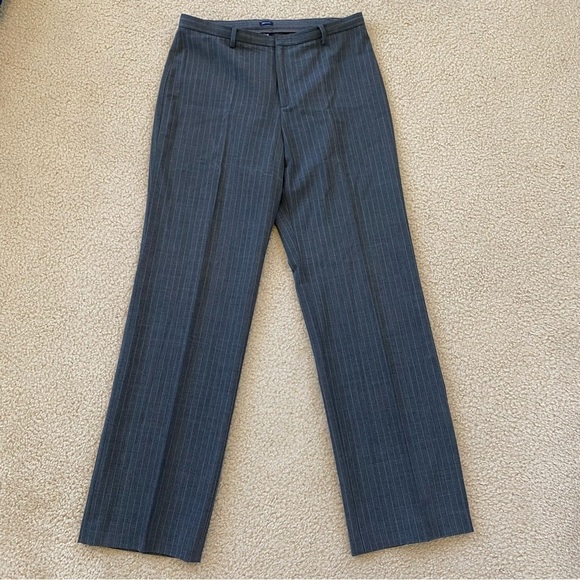 GAP Pants - Gap Stretch Women's Gray Pin Stripe Dress Pants Size 10R